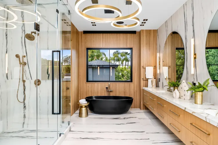 Custom bathroom renovation