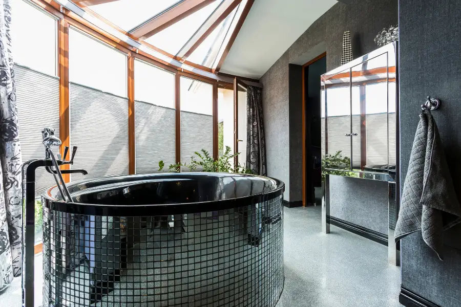 Modern bathroom remodel