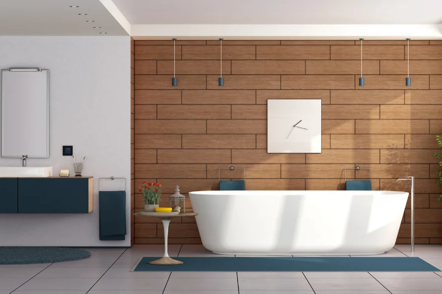 Modern bathroom remodel