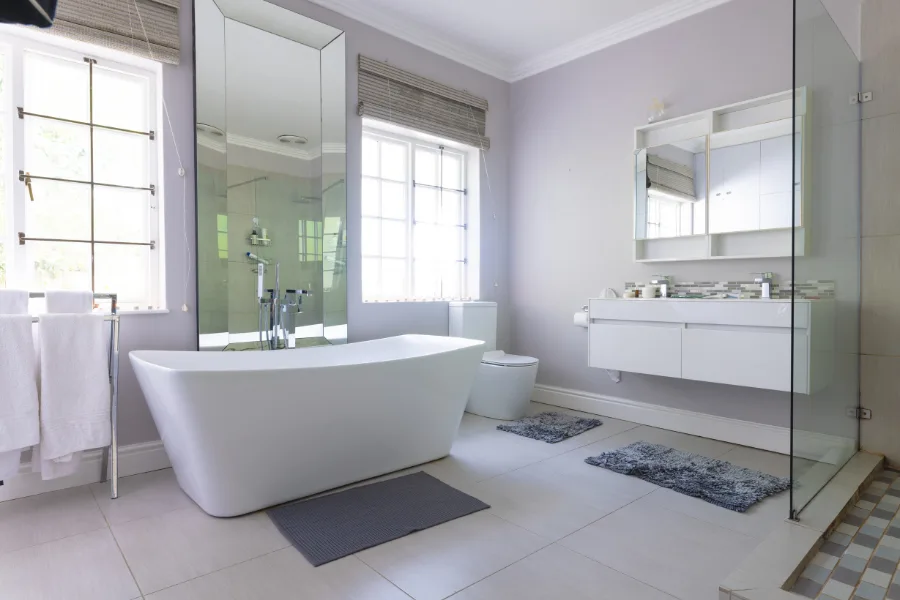 Modern bathroom renovation