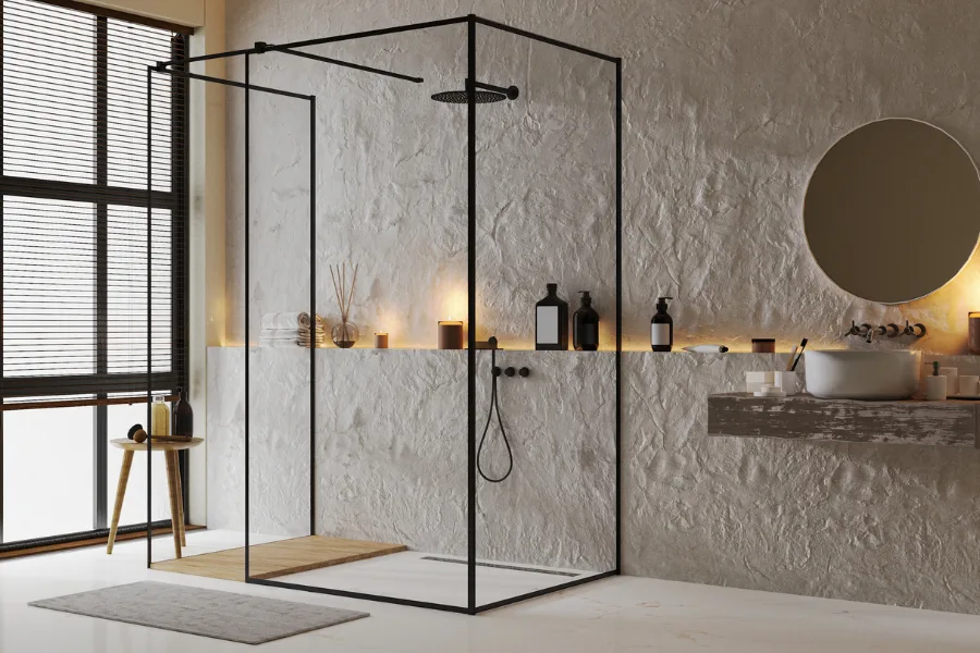 Modern walk-in shower (1)